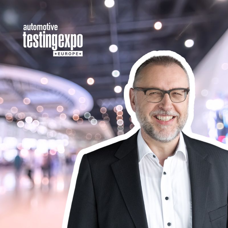 Franz Koller ist auf der Automotive Testing Expo 2025