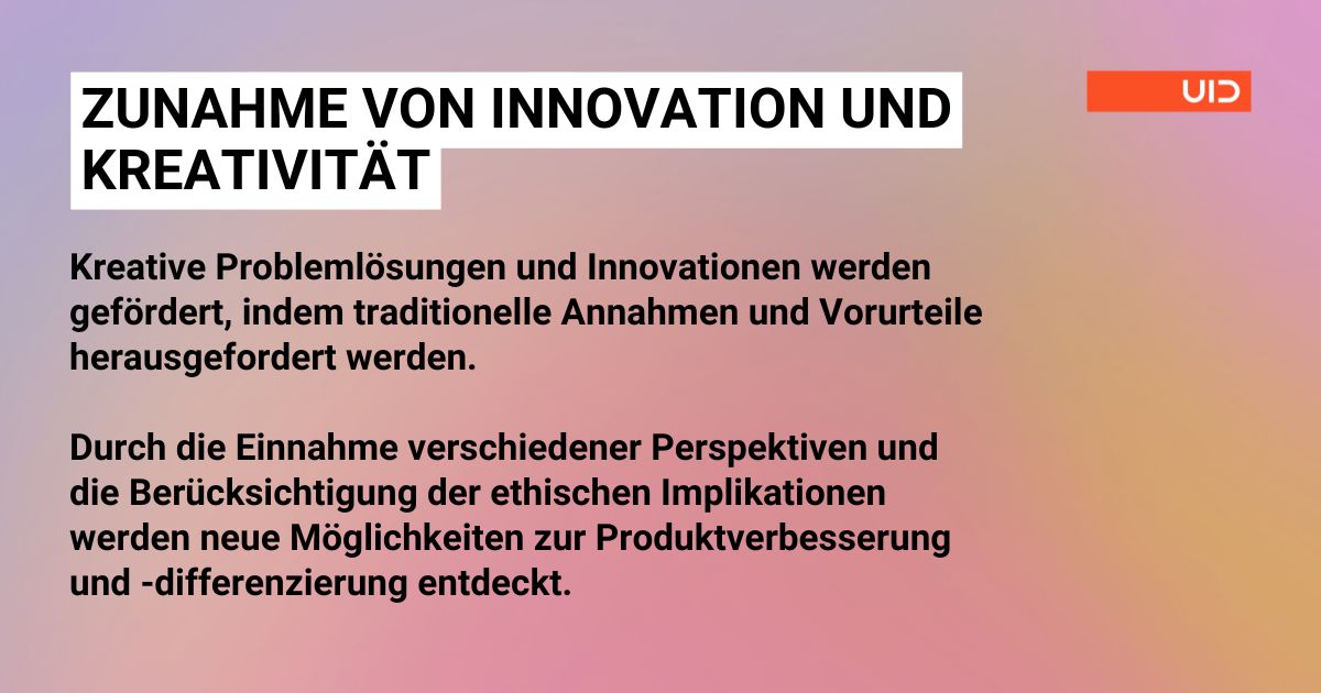 Vorteil Inclusive Design Nr. 4: Zunahme von Innovation und Kreativität